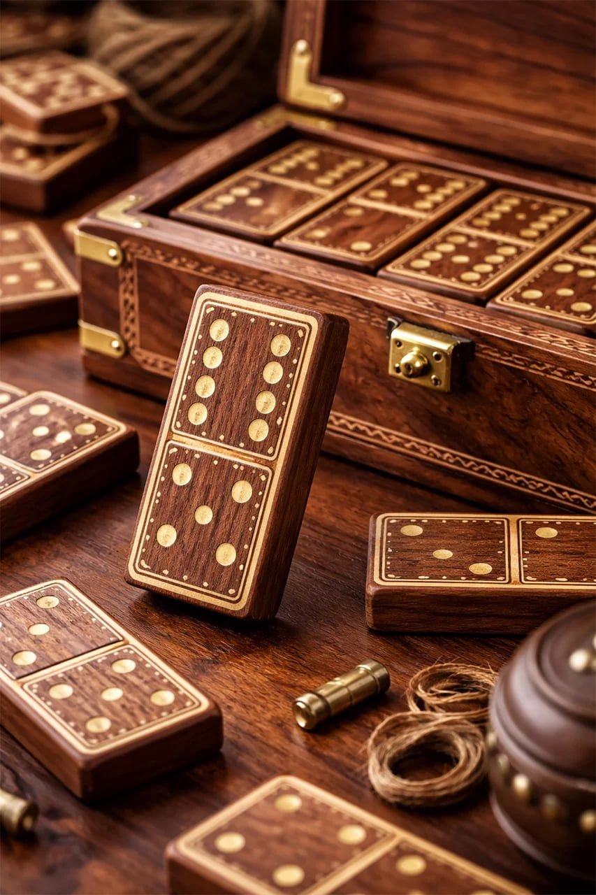 Dominoes Craftsmanship Close-up