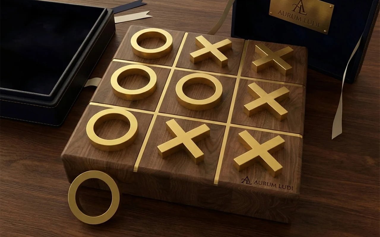 Luxury Branded Tic Tac Toe