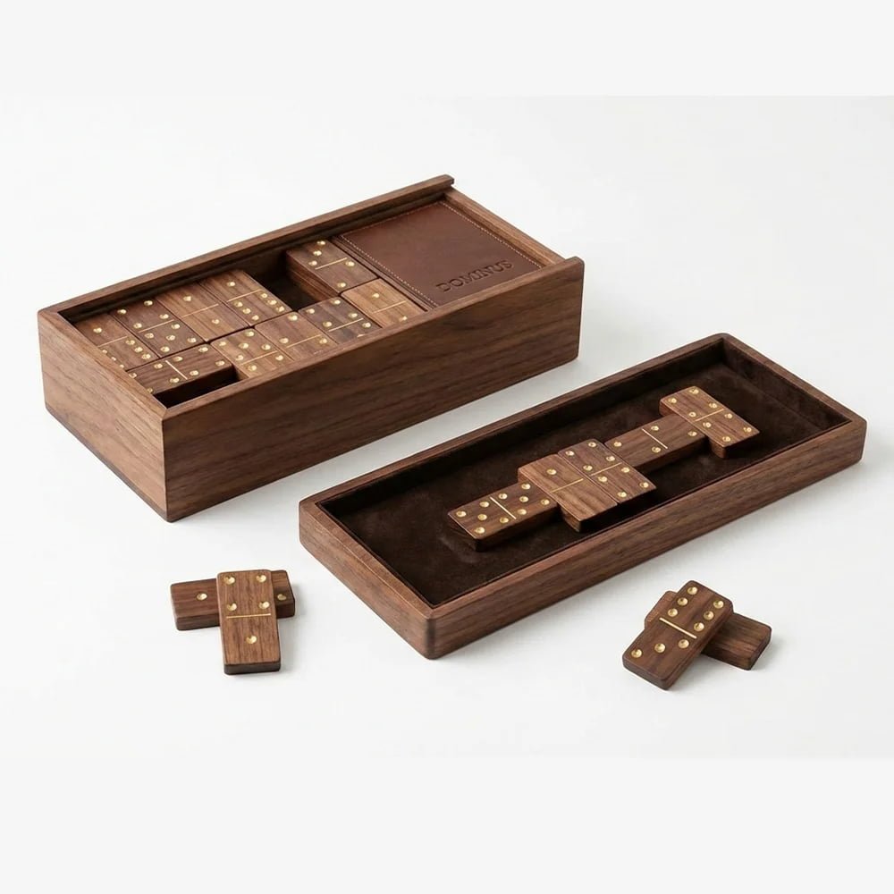 Wood dominoes