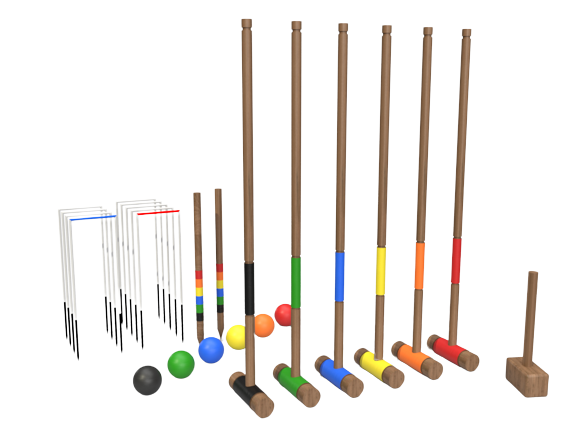 Custom Croquet Set