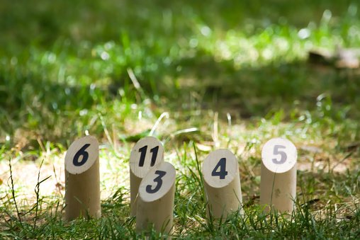 number kubb yard game