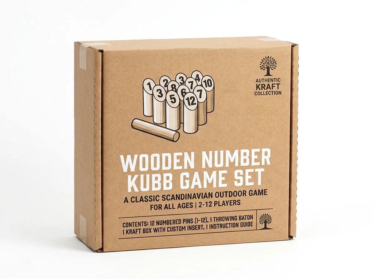 Kraft box with insert