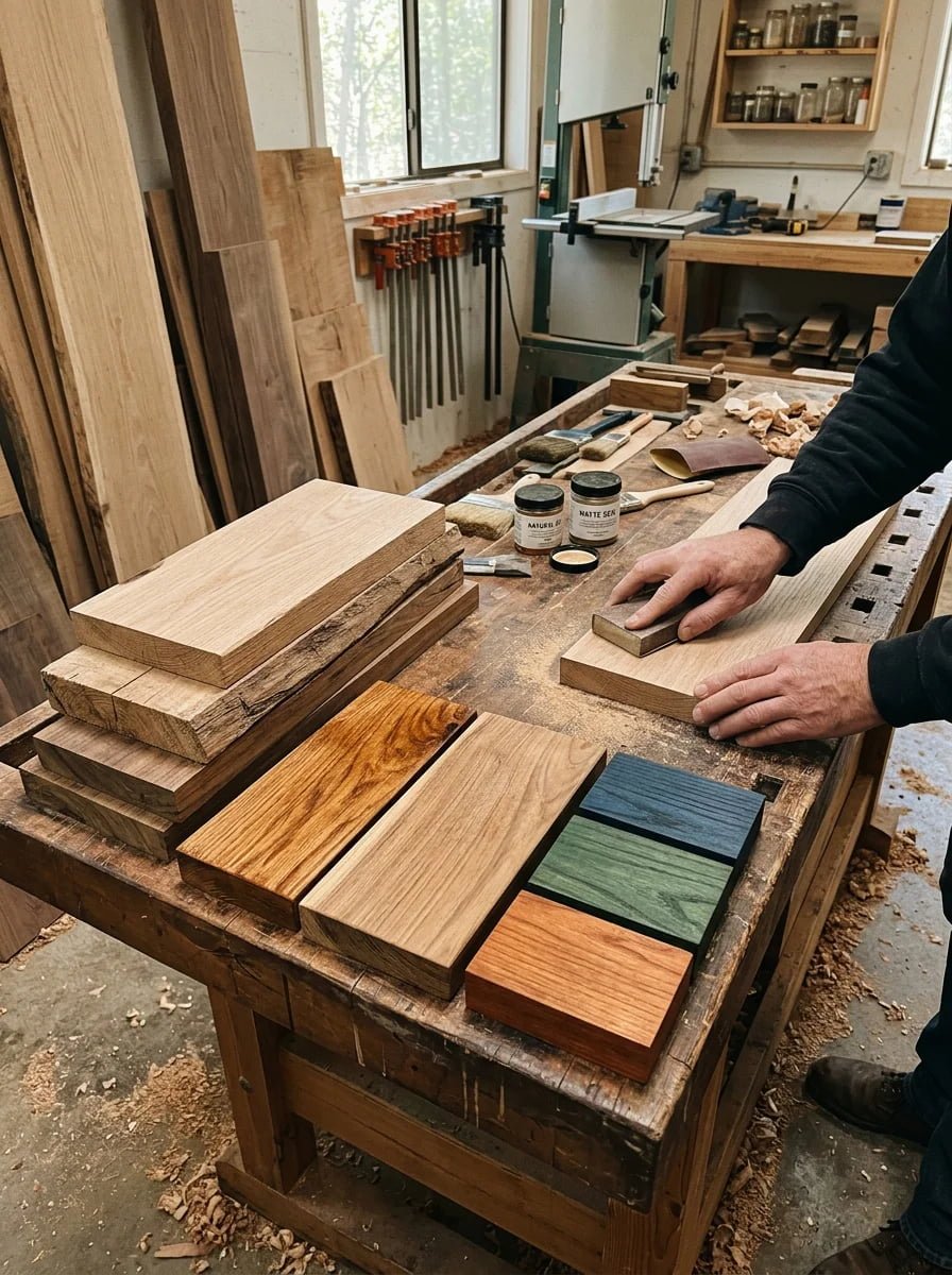 Close up of natural wood grain