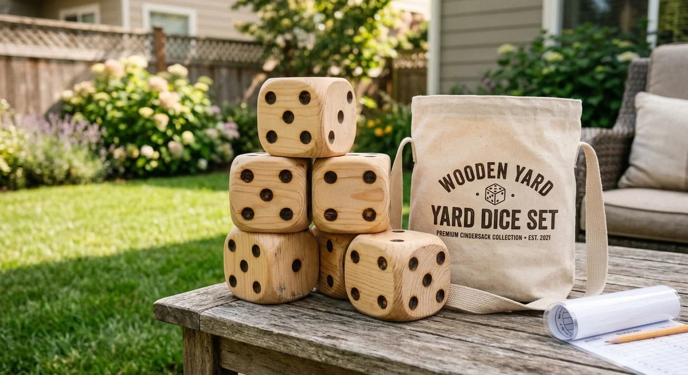 Custom Yard Dice Game Set